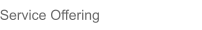 Service Offering